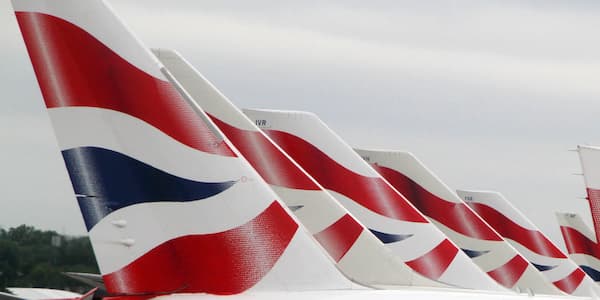 Το τρέχον σχέδιο ουράς ενός αεροσκάφους της British Airways.