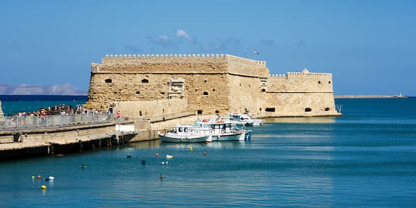 Το φρούριο Κουλέ στο Ηράκλειο της Κρήτης.