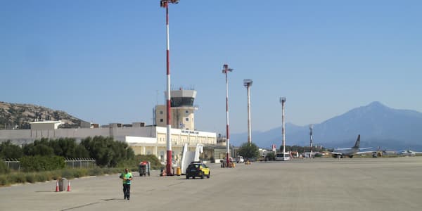 Το διεθνές αεροδρόμιο της Σάμου.