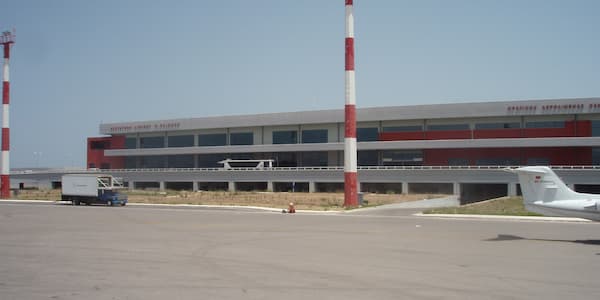 Κτίριο τερματικού σταθμού στο αεροδρόμιο Ζακύνθου.